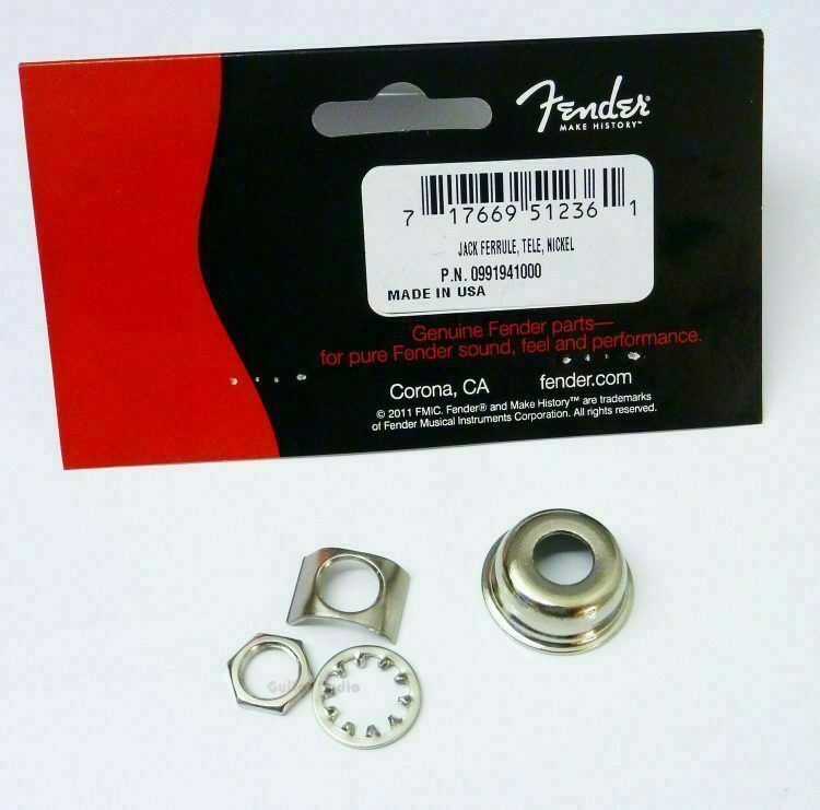 Fender Genuine Parts - Fender Tele Jack Cup / Ferrule Nickel - Image 2