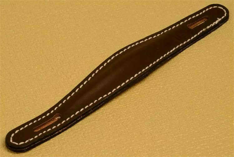 Fender Genuine Parts - VINTAGE 9" BROWN LEATHER AMPLIFIER HANDLE - Image 2
