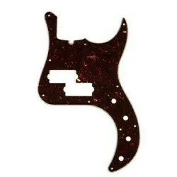 Fender Pickguard - P Bass Tortoise Shell 10 Holes