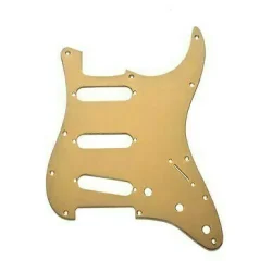 Fender Pickguard - Stratocaster Gold 11 Hole