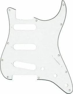 Fender Pickguard - Stratocaster White 3 ply