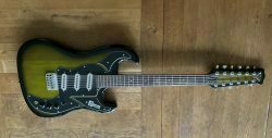 Burns Club Series Double Six Green Burst