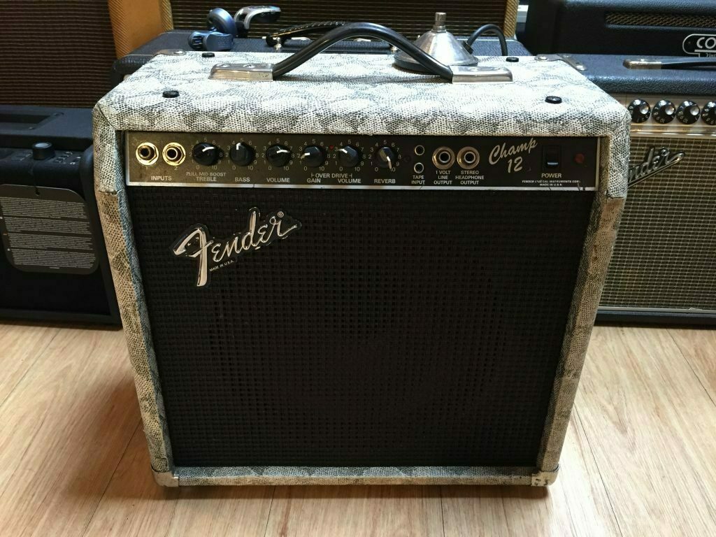 Fender Champ 12 LTD Edition Snake Skin Vintage & Modern Guitars