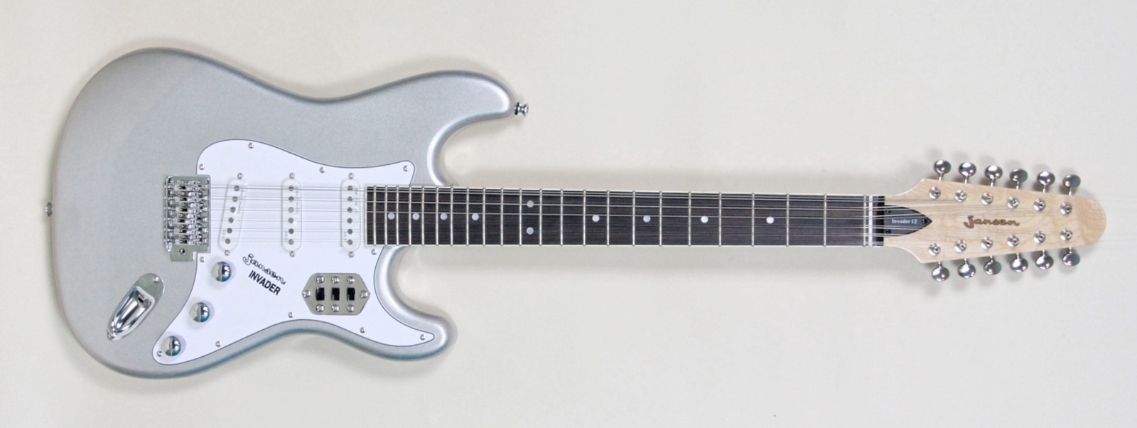 Jansen Invader 12 String Guitar Inca Silver Vintage & Modern Guitars