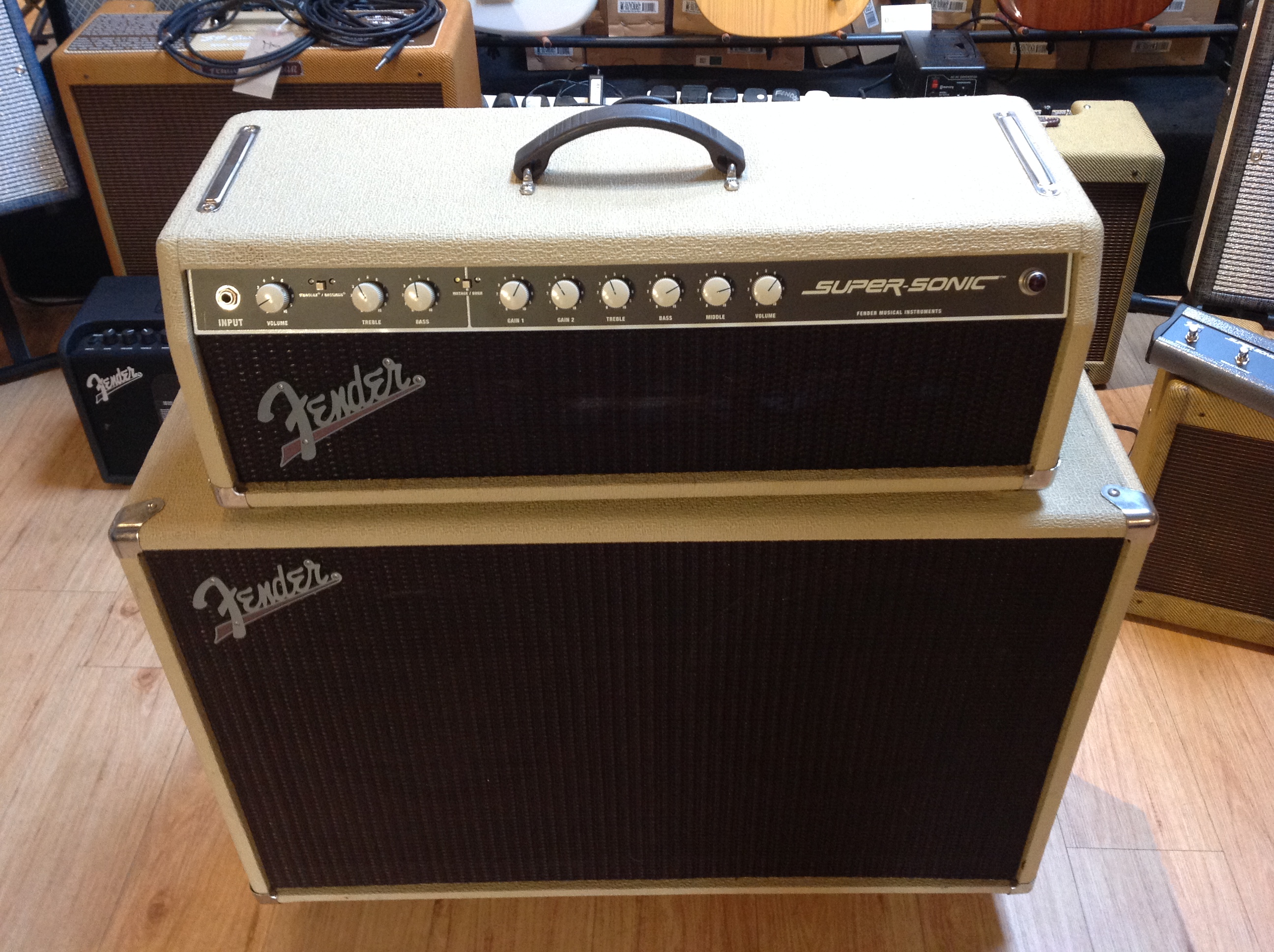 Fender Supersonic 60 Head And 2 x12 Cabinet (Used) - Vintage & Modern