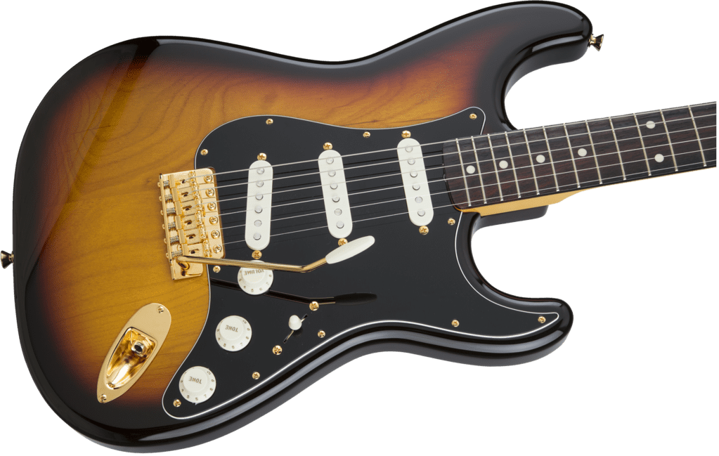 Fender MIJ Traditional ’60s Stratocaster®, Rosewood, 3ToneSunburst, Gold Hardware Vintage