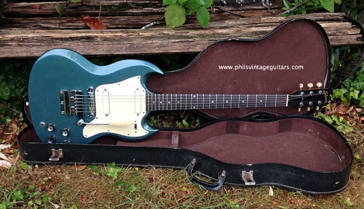1967 Gibson SG Melody Maker Pelham Blue