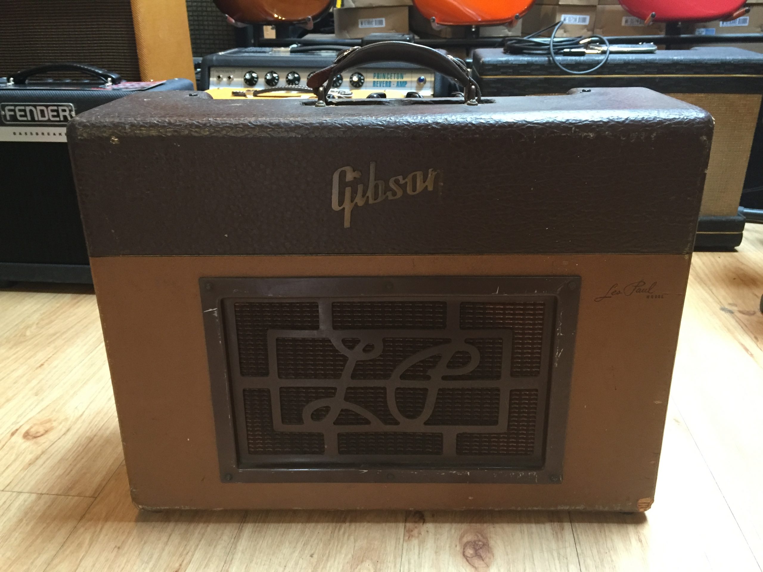 hugge pop greb 1954 Gibson Les Paul GA 40 Two Tone Amplifier - Vintage & Modern Guitars