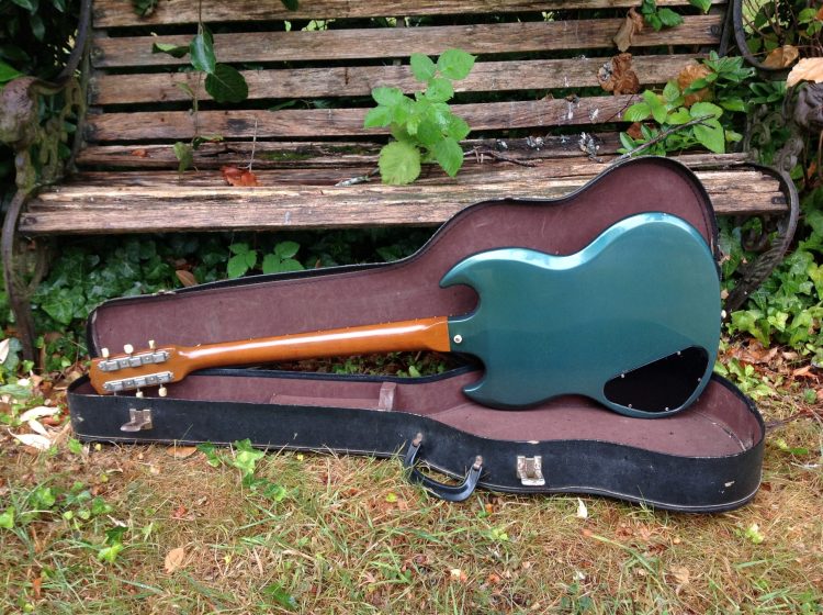1967 Gibson SG Melody Maker Pelham Blue - Image 3