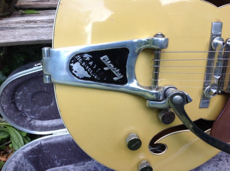 1956 Gretsch 6189 (Streamliner) Bamboo / Copper Mist Ex Martin Simpson - Image 9