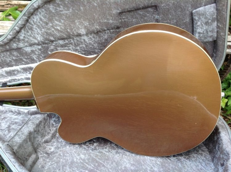 1956 Gretsch 6189 (Streamliner) Bamboo / Copper Mist Ex Martin Simpson - Image 3