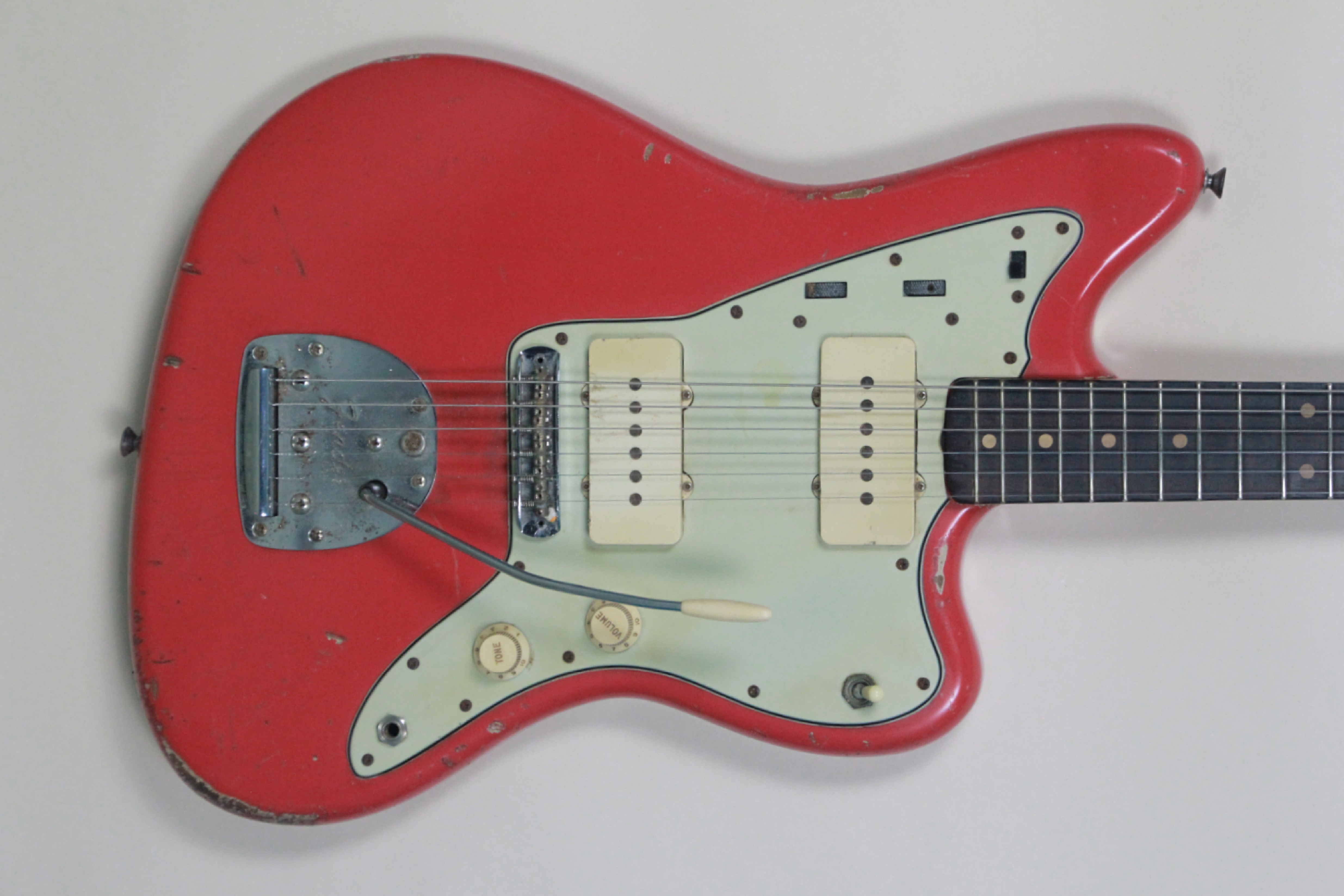 1963 Fender Jazzmaster Fiesta Red Vintage & Modern Guitars