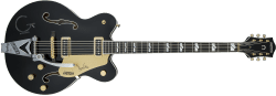Gretsch G6120TB-DE Duane Eddy 6-String Bass, Ebony Fingerboard, Black Pearl
