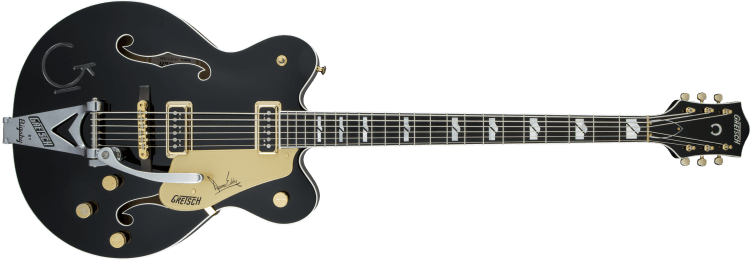 Gretsch G6120TB-DE Duane Eddy 6-String Bass, Ebony Fingerboard, Black Pearl