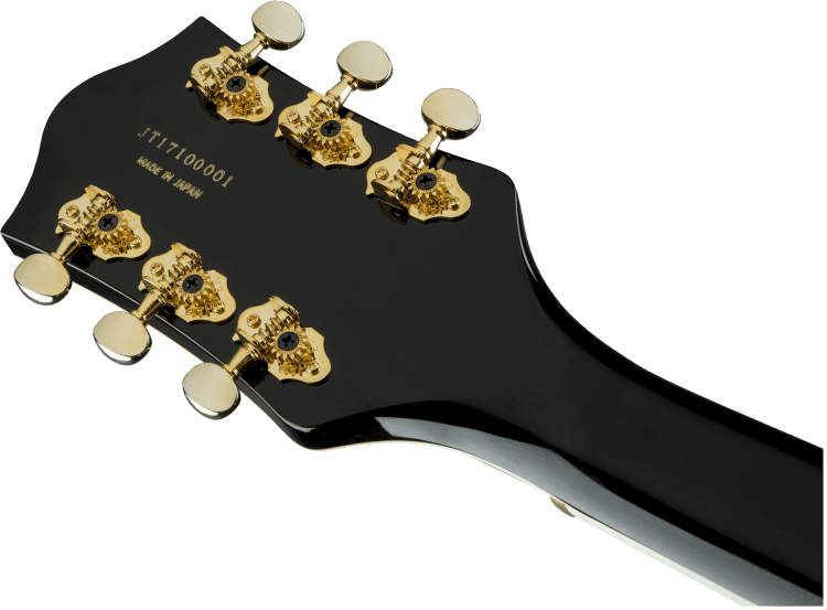 Gretsch G6120TB-DE Duane Eddy 6-String Bass, Ebony Fingerboard, Black Pearl - Image 4