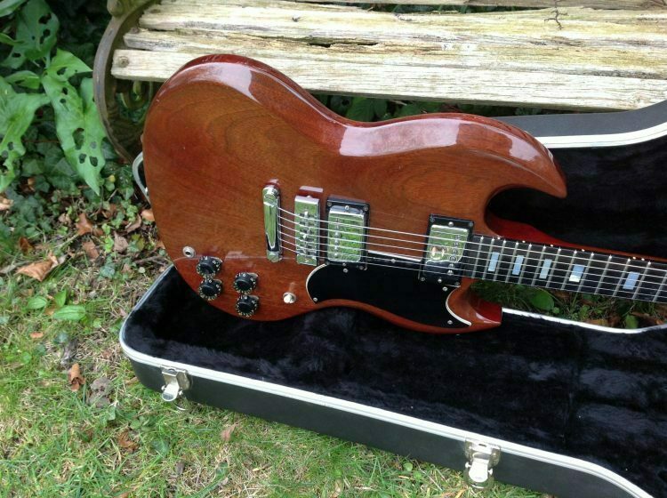1974 Gibson SG Standard Ebony - Image 2
