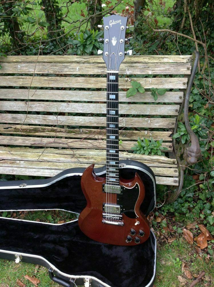 1974 Gibson SG Standard Ebony - Image 5