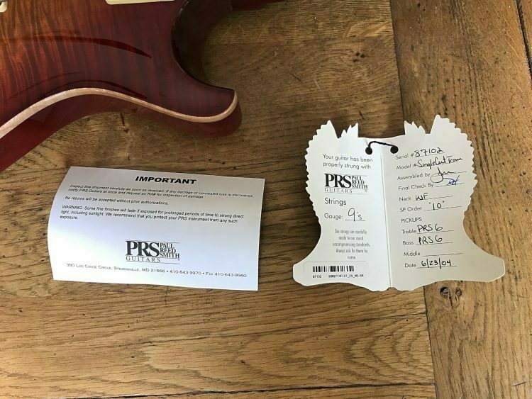 2004 PRS Single Cut Trem 10 Top - Image 11