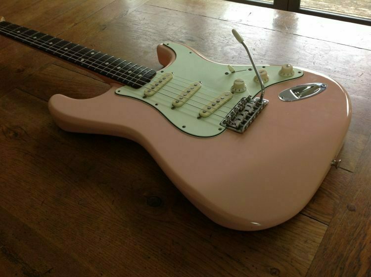1996 Fender Japan 1962 Reissue Stratocaster Shell Pink - Image 12