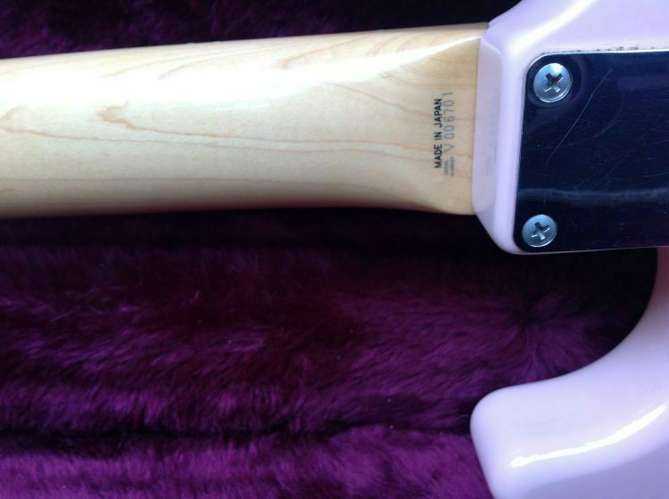 1996 Fender Japan 1962 Reissue Stratocaster Shell Pink - Image 4