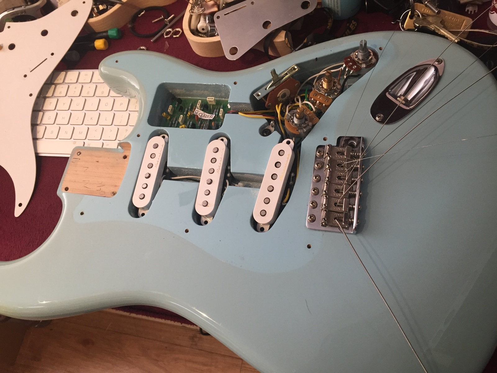 2011 Fender Custom Shop Eric Clapton Stratocaster Daphne Blue Vintage