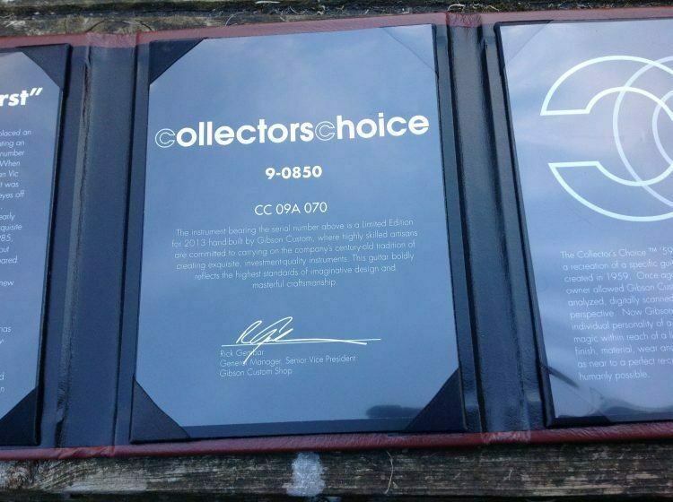 2013 Gibson Collectors Choice "The Believer Burst " Les Paul - Image 11