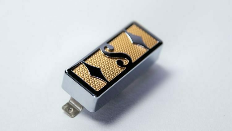 Supro Gold Foil Mini Pickup Neck & Bridge Set