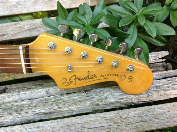 1994 Fender Japan Jazzmaster Olympic White - Image 4