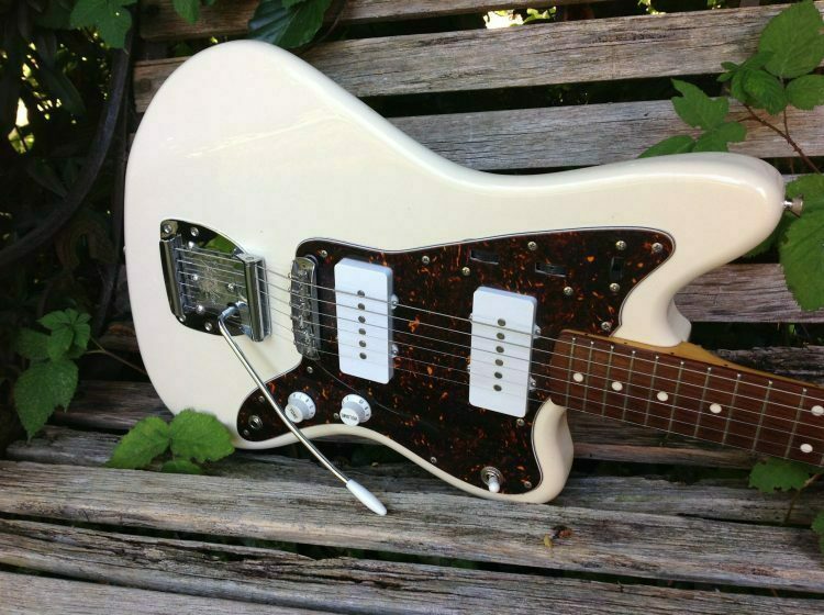 1994 Fender Japan Jazzmaster Olympic White - Image 5