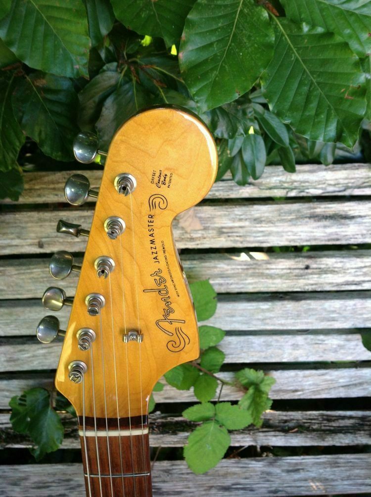 1994 Fender Japan Jazzmaster Olympic White - Image 9