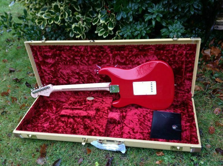 2018 Fender Custom Shop Todd Krauss Master Build Eric Clapton Stratocaster Torino Red NOS - Image 4