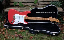 Custom luthier Build 1954 Stratocaster Fiesta Red