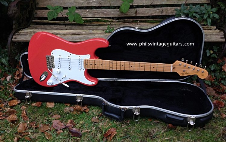 Custom luthier Build 1954 Stratocaster Fiesta Red