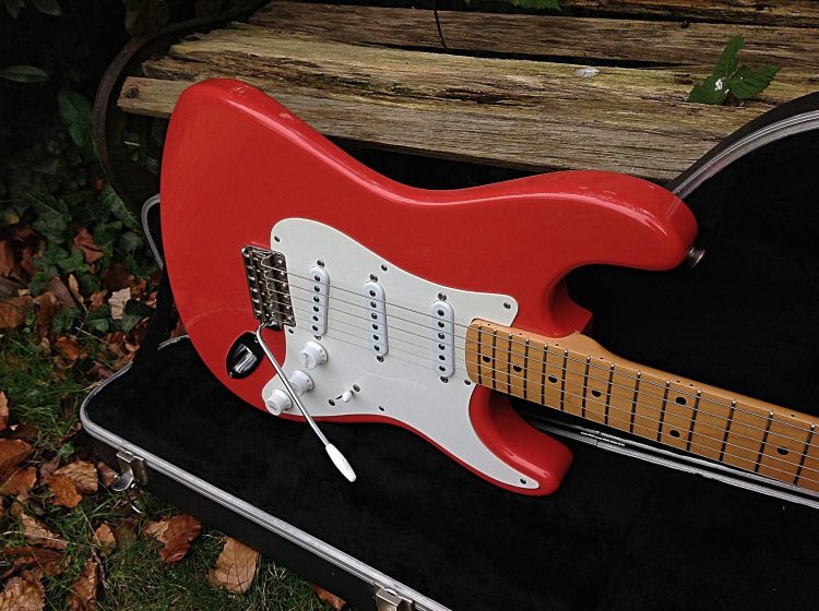 Custom luthier Build 1954 Stratocaster Fiesta Red - Image 2