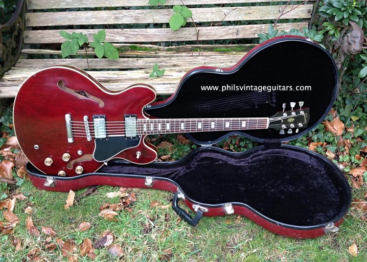1969 Gibson ES 335 TD Wine Red