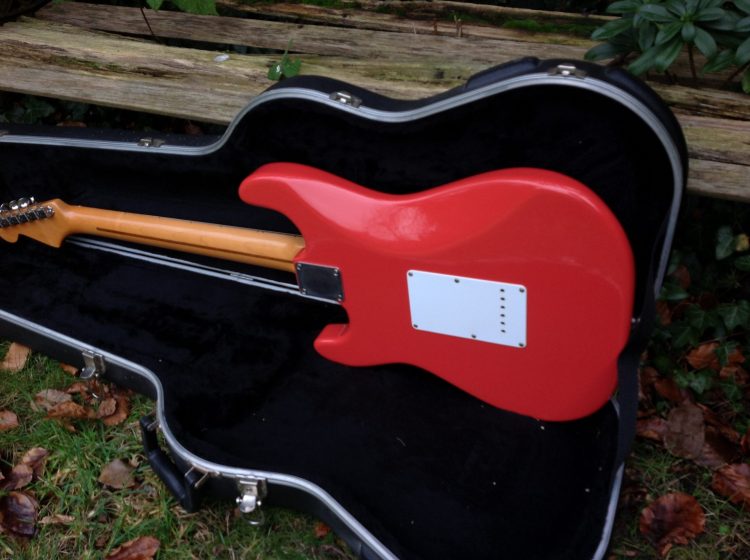 Custom luthier Build 1954 Stratocaster Fiesta Red - Image 11