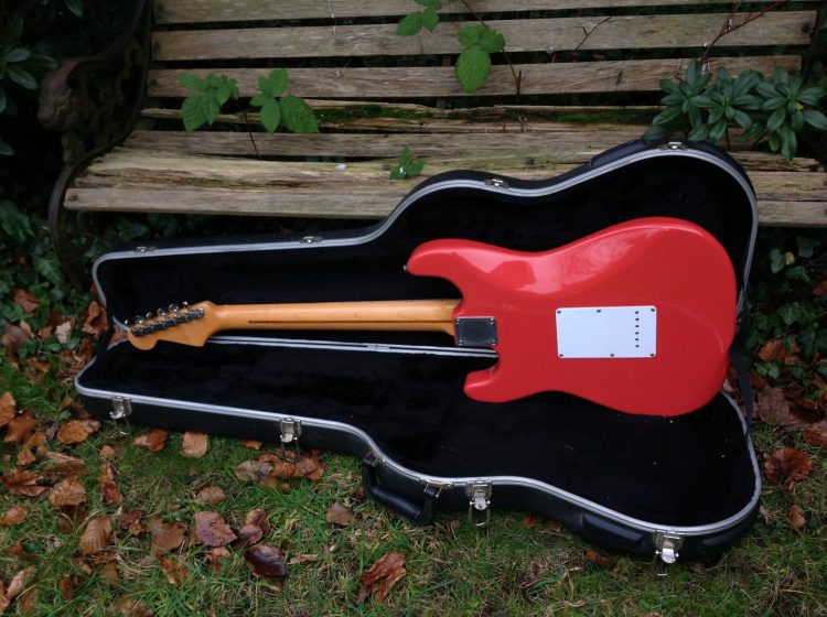 Custom luthier Build 1954 Stratocaster Fiesta Red - Image 10