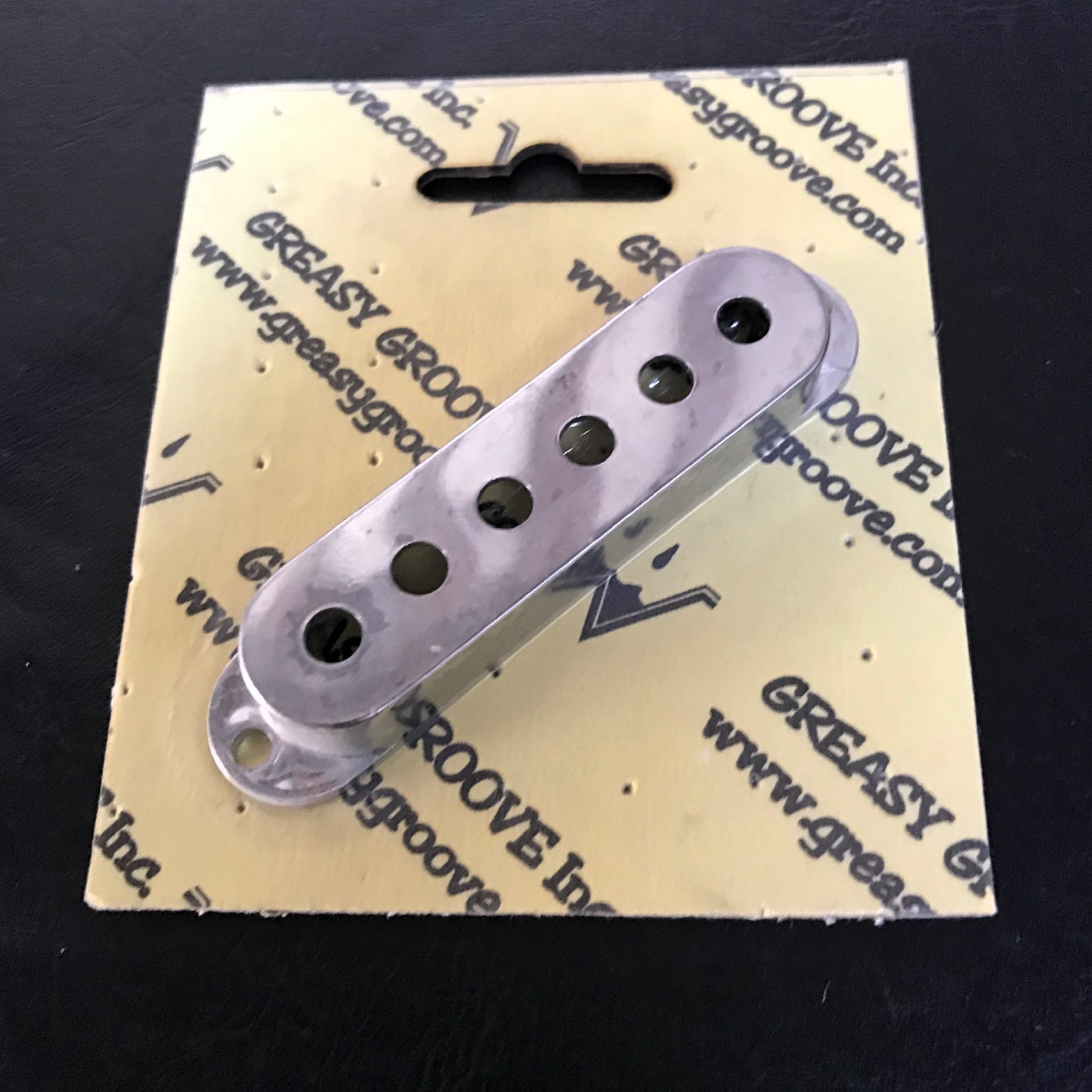 Greasy Grooves Strat Chrome Pickup Cover Vintage & Modern Guitars
