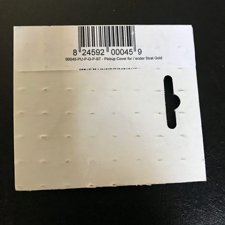 Greasy Grooves Strat Gold Pickup Cover - Image 2