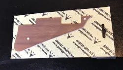 Greasy Groove Pickguard - Walnut Les Paul Pickguard