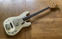 1964 Fender Precision Bass Olympic White Ex John McCoy (Gillan)