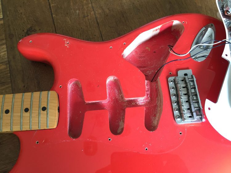 1982 Fender Fullerton 57 Reissue Fiesta Red - Image 11