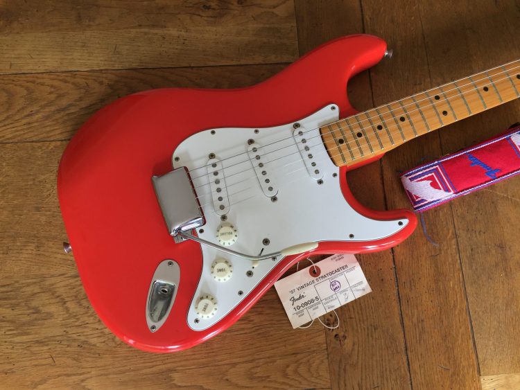 1982 Fender Fullerton 57 Reissue Fiesta Red - Image 6