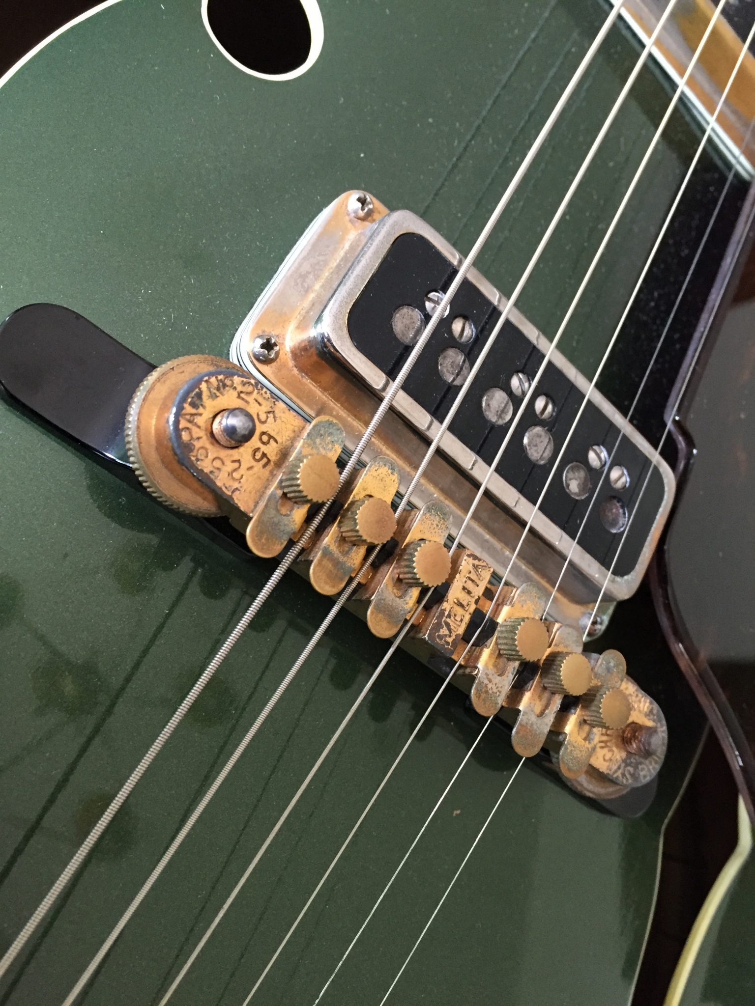 1954 Gretsch 6196 Cadillac Green Country Club - Vintage & Modern Guitars