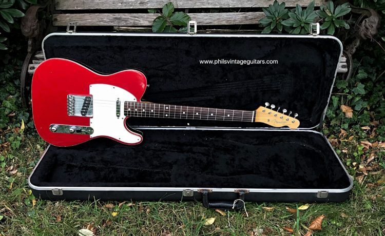 1980's Fender Japan Telecaster TL 62 Candy Apple Red