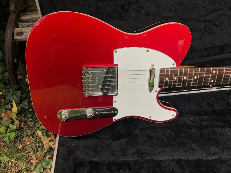1980's Fender Japan Telecaster TL 62 Candy Apple Red - Image 8