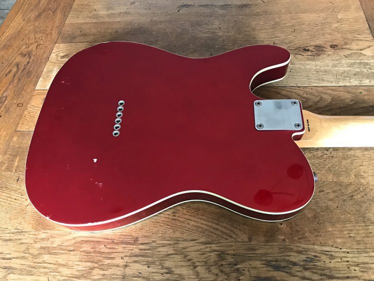1980's Fender Japan Telecaster TL 62 Candy Apple Red - Image 5