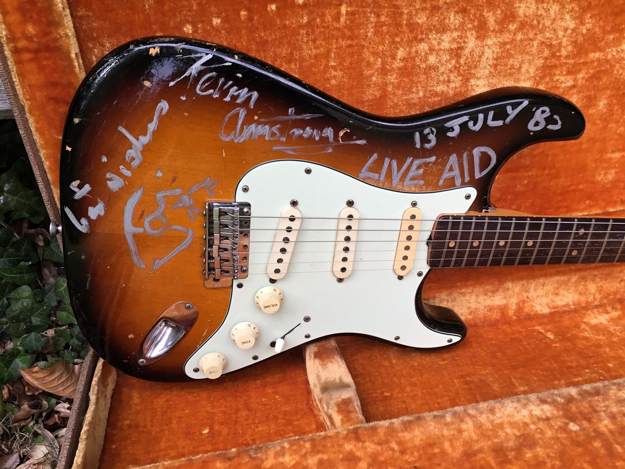 1963 Fender “Live Aid” Stratocaster Vintage & Modern Guitars