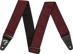 Fender® Houndstooth Strap, Red