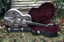 2015 Gretsch G6120SH Brian Setzer Hot Rod Tuxedo Black 2-Tone (Used)